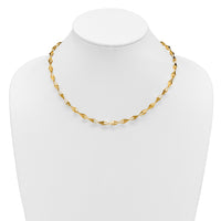 Load image into Gallery viewer, 14K Polished Geometric Link Necklace
