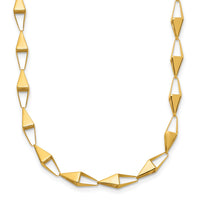 Load image into Gallery viewer, 14K Polished Geometric Link Necklace
