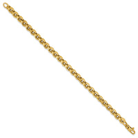 Load image into Gallery viewer, 14K Polished Fancy Link Bracelet
