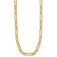 Load image into Gallery viewer, 14K Polished Fancy Link Necklace
