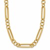 14K Polished Fancy Link Necklace