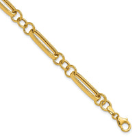 Load image into Gallery viewer, 14K Polished Fancy Link Bracelet
