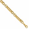 14K Polished Fancy Link Bracelet