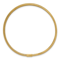 Load image into Gallery viewer, 14K Polished Stretch Slip on Bracelet
