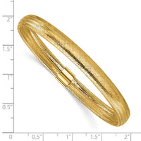 Load image into Gallery viewer, 14K Polished Stretch Slip on Bracelet
