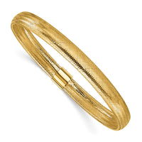 Load image into Gallery viewer, 14K Polished Stretch Slip on Bracelet
