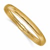 14K Polished Stretch Slip on Bracelet