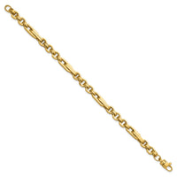 Load image into Gallery viewer, 14K Polished Fancy Link Bracelet
