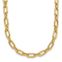 Load image into Gallery viewer, 14K Polished and Twisted Fancy Toggle Necklace
