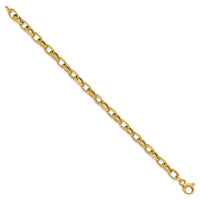 Load image into Gallery viewer, 14K Polished Fancy Link Bracelet
