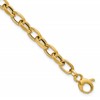 14K Polished Fancy Link Bracelet