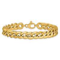 Load image into Gallery viewer, 14K Polished Fancy Curb Link Bracelet
