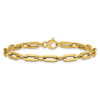 Load image into Gallery viewer, 14K Polished Fancy Link Bracelet
