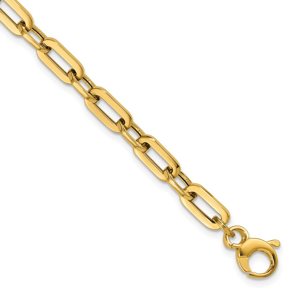 14K Polished Fancy Link Bracelet