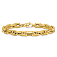 Load image into Gallery viewer, 14K Polished Fancy Link Men&#39;s Bracelet
