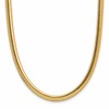 14K Polished Mesh Necklace