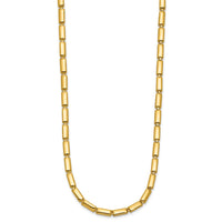 Load image into Gallery viewer, 14K Polished 3.6mm Bar Link Necklace
