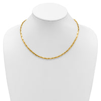 Load image into Gallery viewer, 14K Polished 3.6mm Bar Link Necklace
