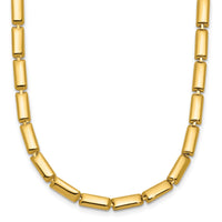 Load image into Gallery viewer, 14K Polished 3.6mm Bar Link Necklace
