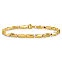 Load image into Gallery viewer, 14K Polished 3.6mm Bar Link Bracelet
