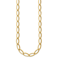 Load image into Gallery viewer, 14K Polished Fancy Oval Link Necklace
