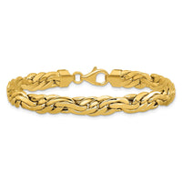Load image into Gallery viewer, 14K Polished 7.5mm Fancy Link Bracelet
