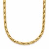 14K Polished 3.5mm Fancy Link Necklace