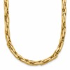 14K Polished 5.0mm Fancy Link Necklace