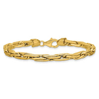Load image into Gallery viewer, 14K Polished 5.0mm Fancy Link Bracelet
