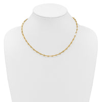 Load image into Gallery viewer, 14K Polished Fancy Paperclip Link Necklace
