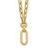 14K Polished Fancy Mixed Link Necklace