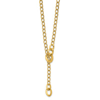 Load image into Gallery viewer, 14K Polished Fancy Curb Link Lariat Necklace
