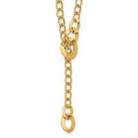 Load image into Gallery viewer, 14K Polished Fancy Curb Link Lariat Necklace
