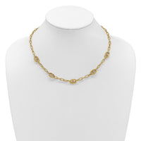 Load image into Gallery viewer, 14K Polished Fancy Anchor Link Necklace
