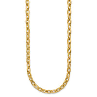 Load image into Gallery viewer, 14K Polished Fancy 5.5mm Oval Link Necklace
