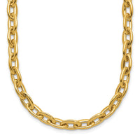 Load image into Gallery viewer, 14K Polished Fancy 5.5mm Oval Link Necklace
