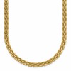 14K Polished 6.3mm Fancy Link Necklace