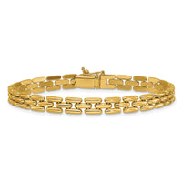 Load image into Gallery viewer, 14K Polished 6.3mm Fancy Link Bracelet

