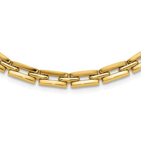 Load image into Gallery viewer, 14K Polished 6.5mm Fancy Link Necklace
