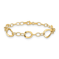Load image into Gallery viewer, 14K Polished Fancy Link Bracelet
