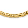 14K Polished and Brushed Fancy 8.0mm Necklace