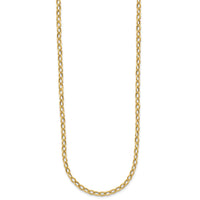 Load image into Gallery viewer, 14K Polished Fancy Flat Cable Link Necklace

