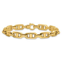 Load image into Gallery viewer, 14K Polished Fancy Mariner Link Bracelet
