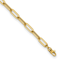 Load image into Gallery viewer, 14K Polished Fancy Link with 1in ext Bracelet
