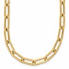 14K Polished Fancy Link Necklace