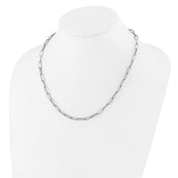 Load image into Gallery viewer, 14K White Gold Polished Fancy Link Necklace
