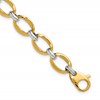 14K Two-Tone Polished Fancy Link Bracelet