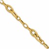 14K Polished Fancy Link Bracelet