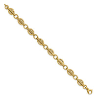 Load image into Gallery viewer, 14K Polished Fancy Link Bracelet
