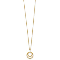 Load image into Gallery viewer, 14K Polished Circle Necklace
